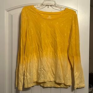 Woman’s ivory Ella cropped long sleeve